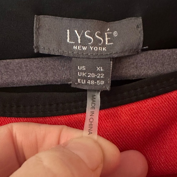 LYSSE WIDE LEG DENIM - WATERMELON (27" INSEAM) XL - Picture 5 of 10